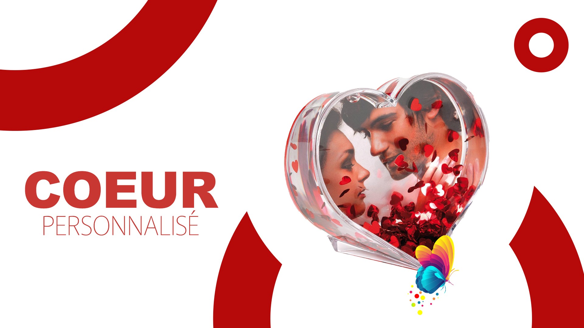 Boule à neige Coeur